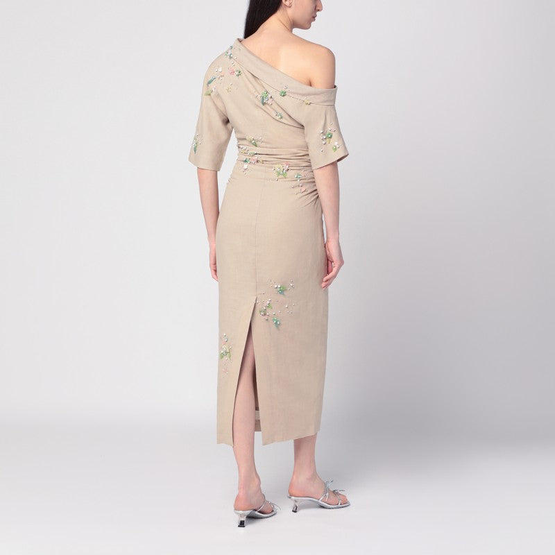 BERNADETTE embroidered Bowery dress