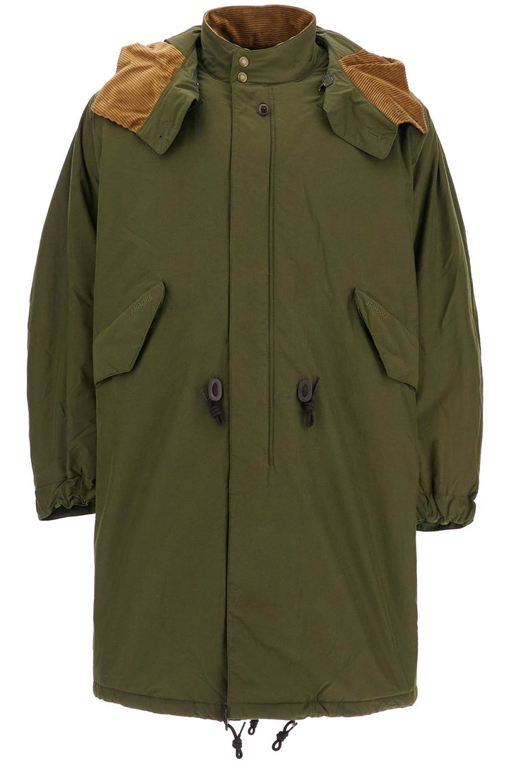 Barbour x Baracuta padded parka with hood