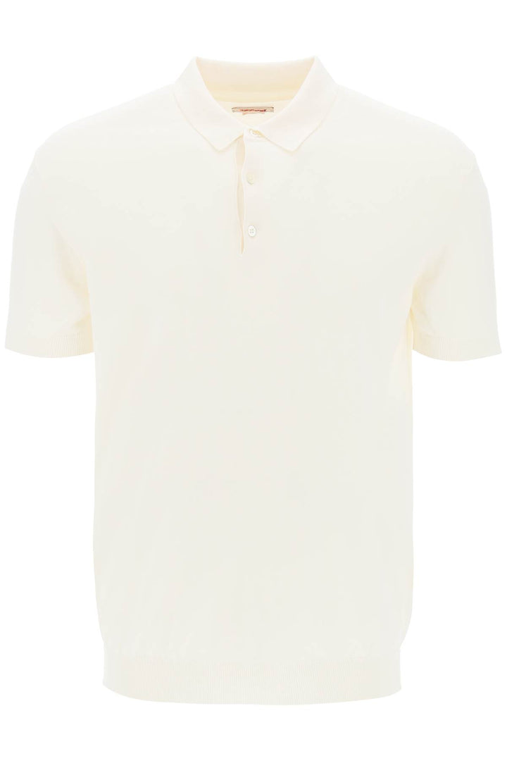 Baracuta short-sleeved cotton polo shirt