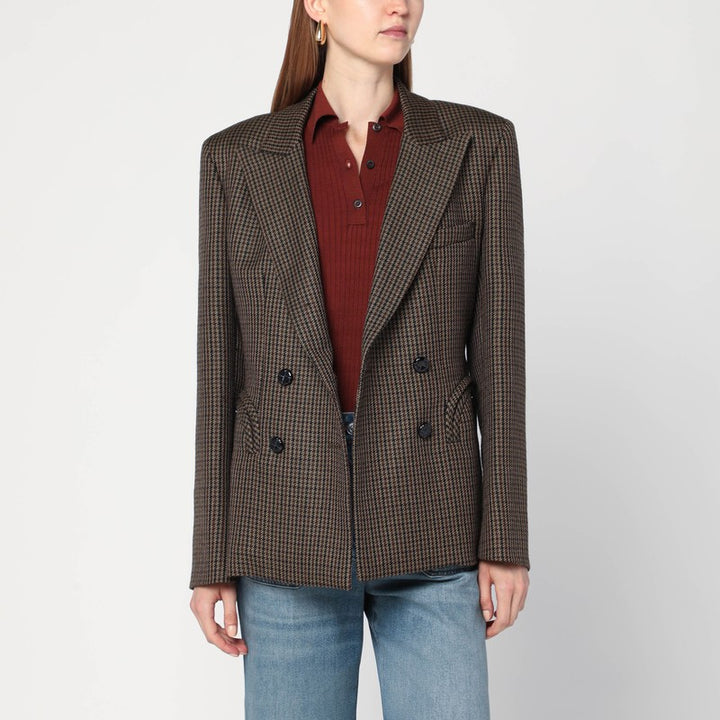 Blazé Milano wool pied de poule blazer