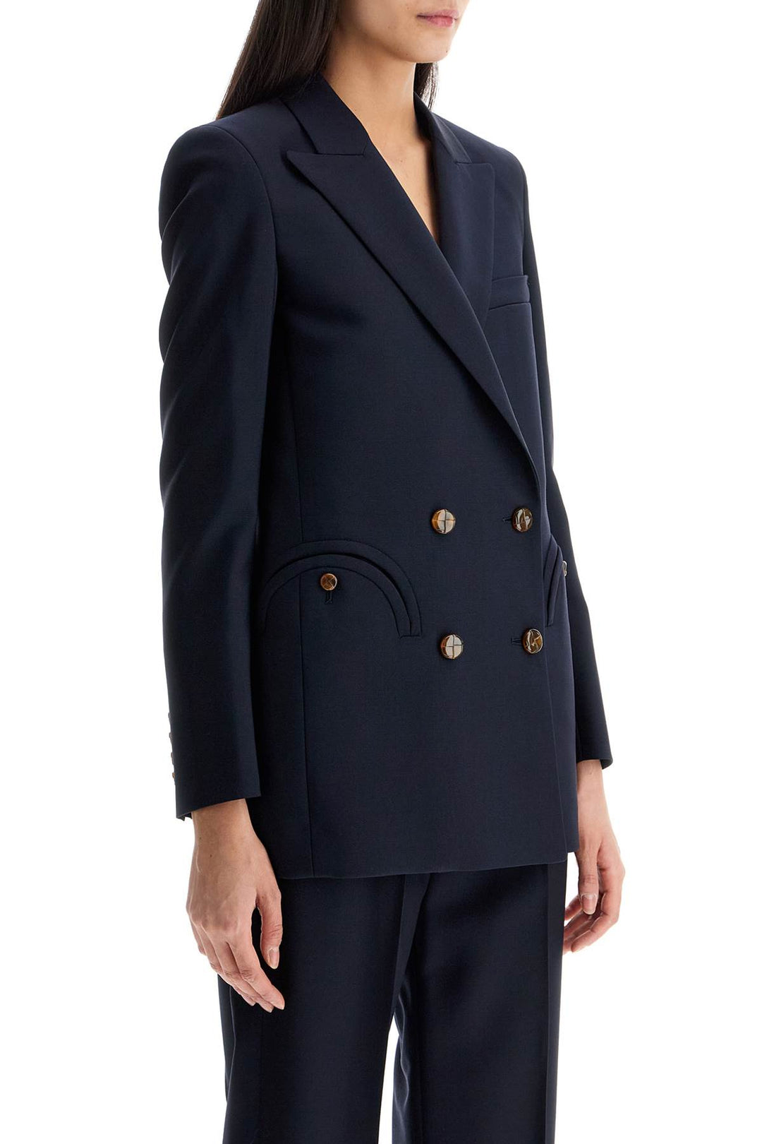 Blaze Milano navy single-breasted blazer