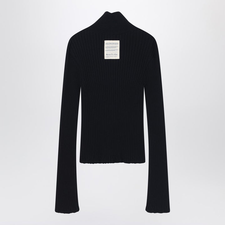 Acne Studios ribbed zip cardigan