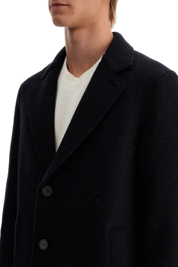 Harris Wharf London single-breasted wool coat