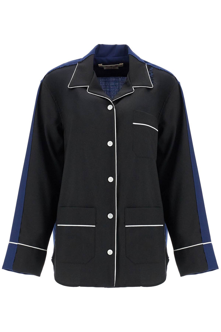 Marni shirt with white stitching