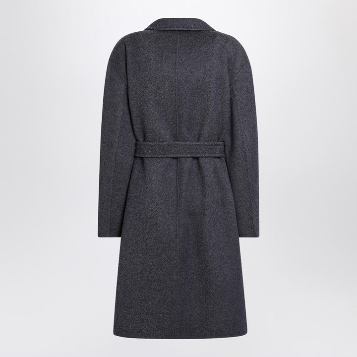 Max Mara wool denim effect coat