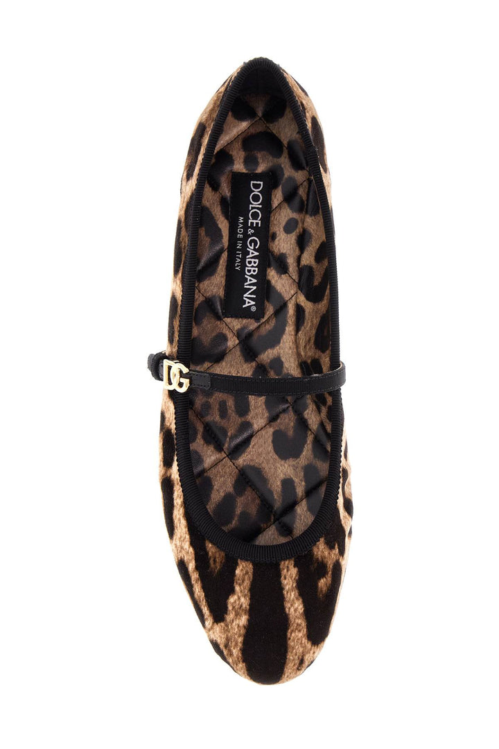 Dolce & Gabbana leopard print ballerinas