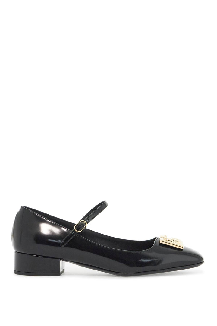 Dolce & Gabbana brushed leather mary jane pumps