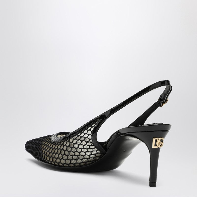 Dolce & Gabbana mesh slingbacks
