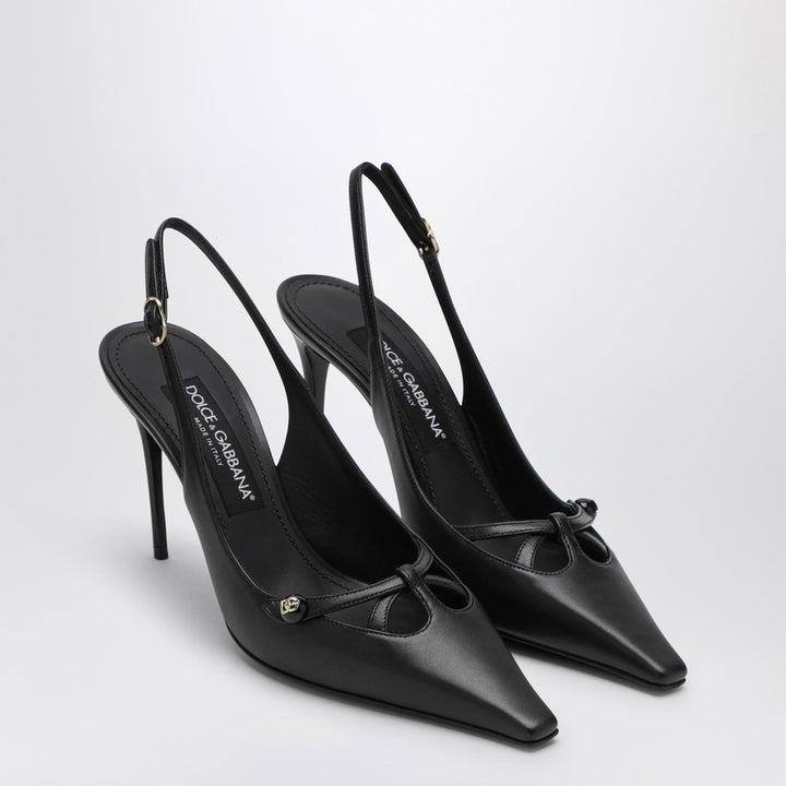 Dolce & Gabbana leather slingbacks