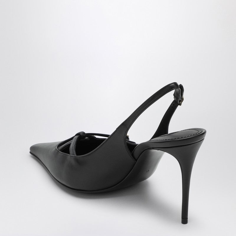 Dolce & Gabbana leather slingbacks