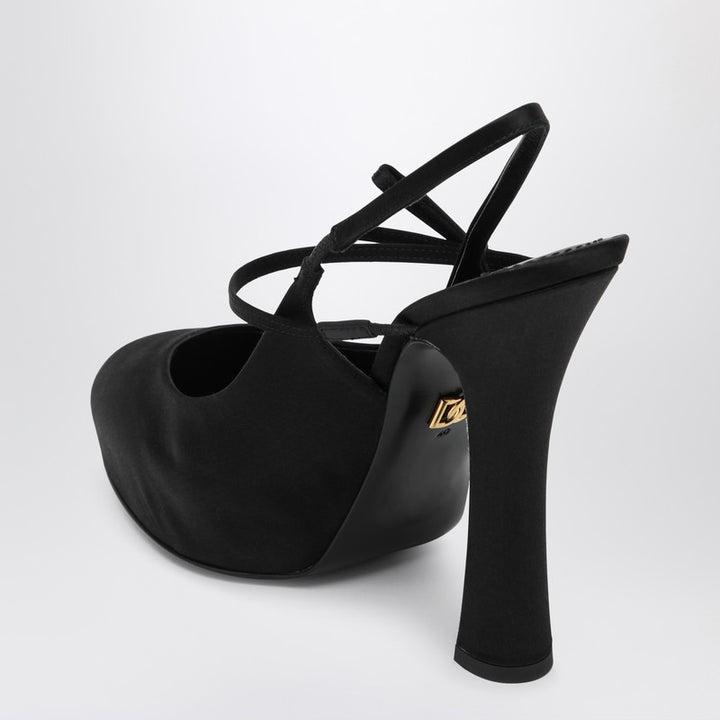 Dolce & Gabbana satin slingbacks