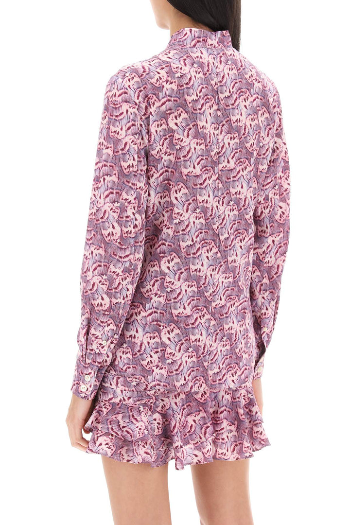 Isabel Marant ilda floral georgette shirt