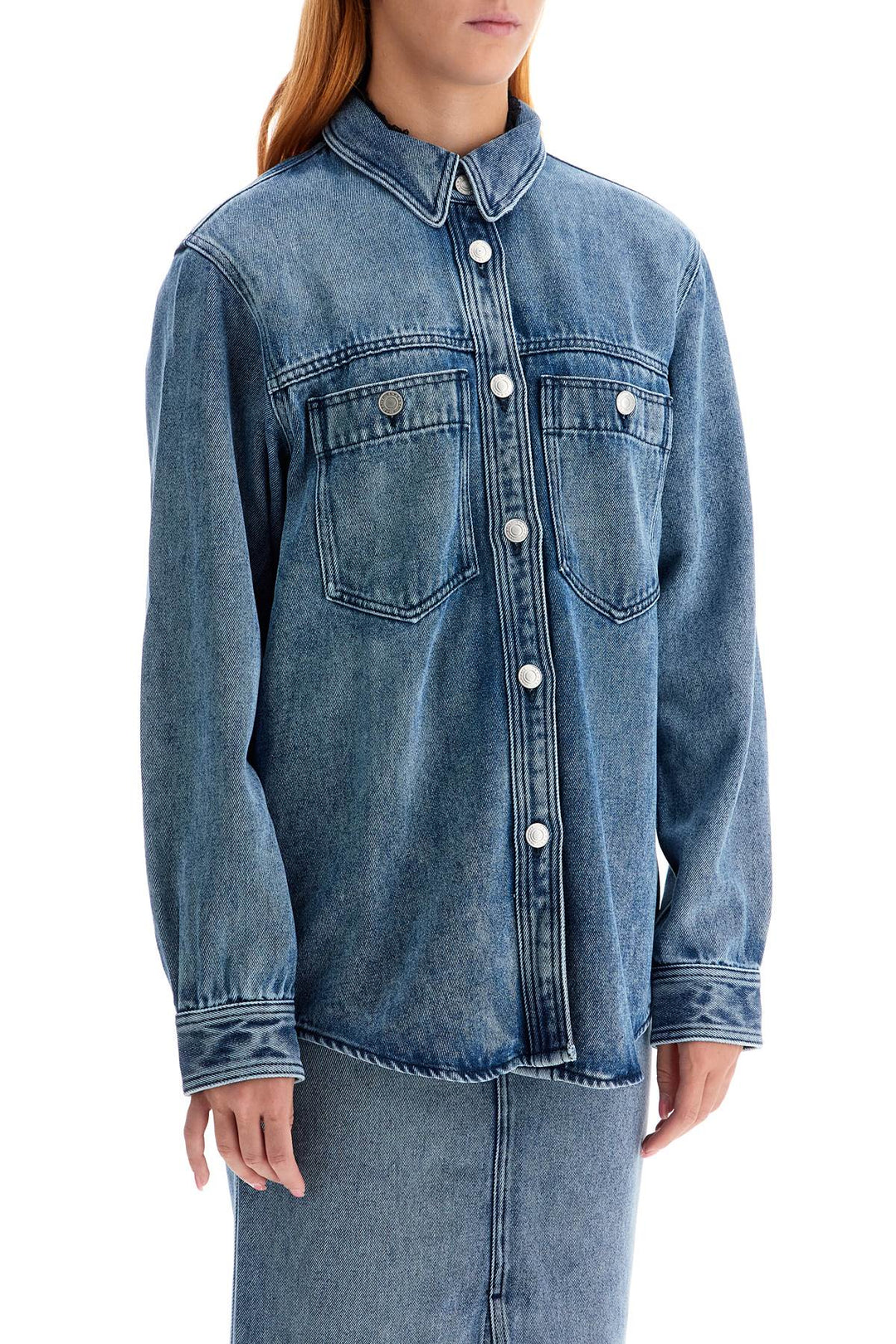 Isabel Marant denim talbot button-up