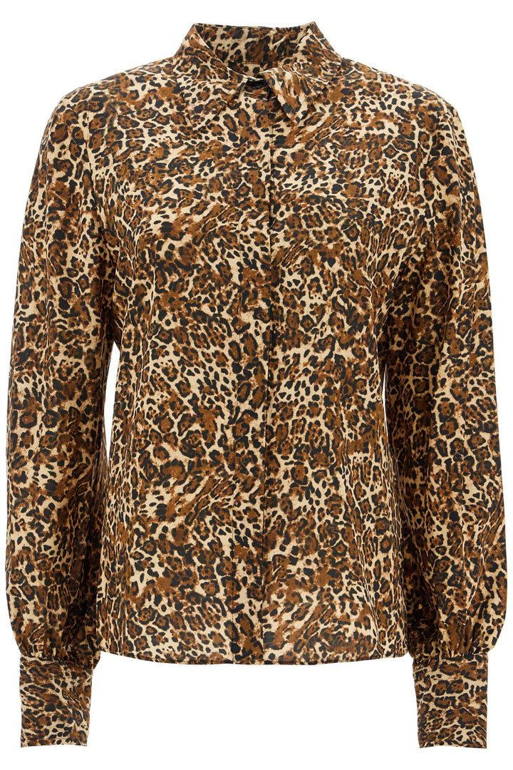 Isabel Marant "teysa silk leopard print