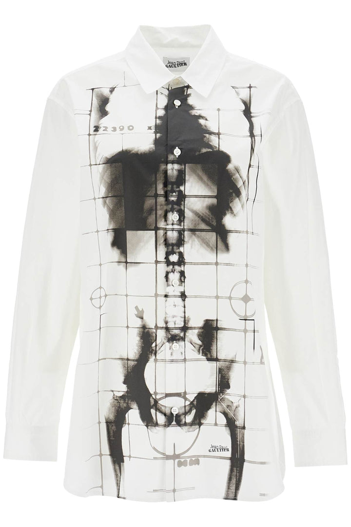 JEAN PAUL GAULTIER shirt with skeleton print