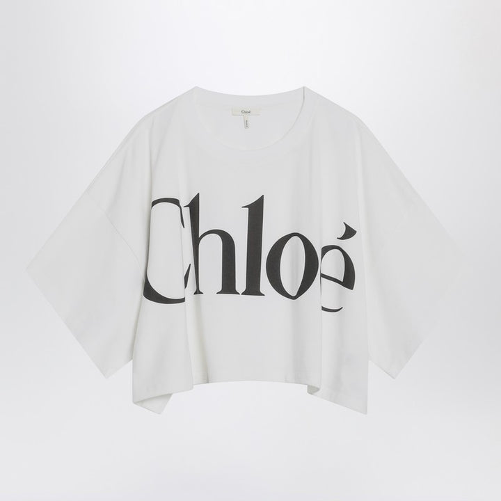 Chloé boxy T-shirt with logo print