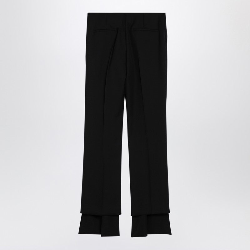 Chloé asymmetrical wool trousers