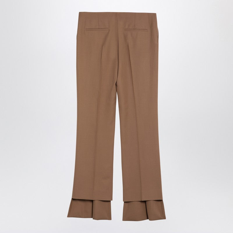 Chloé asymmetrical wool trousers
