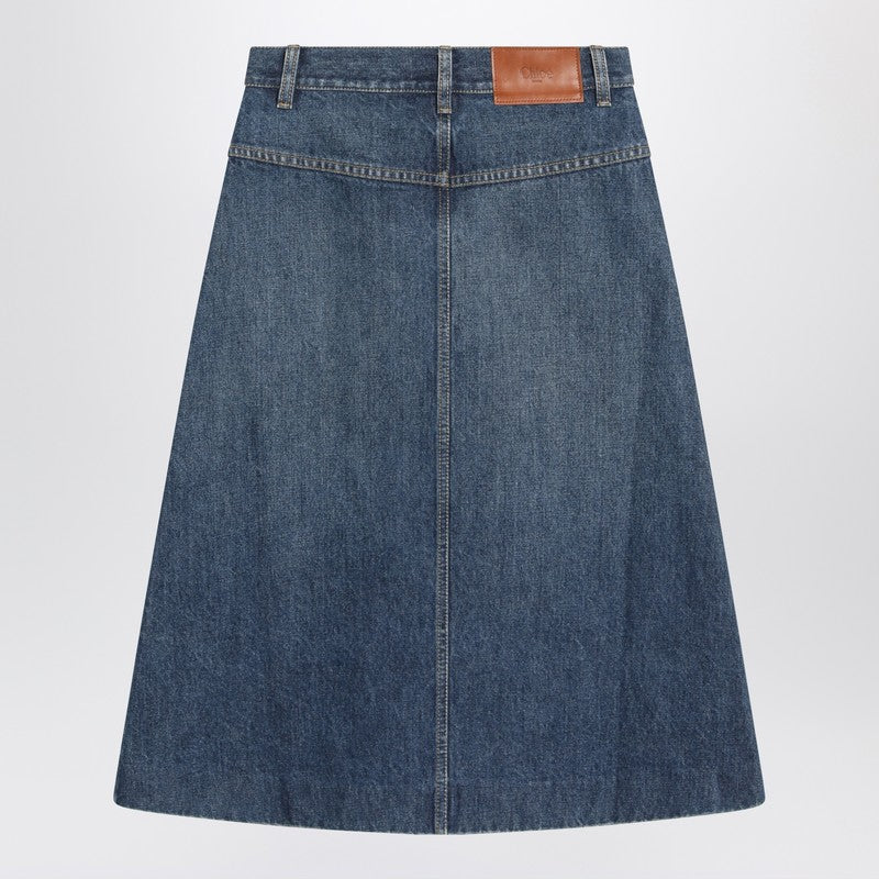 Chloé Knee-length denim skirt