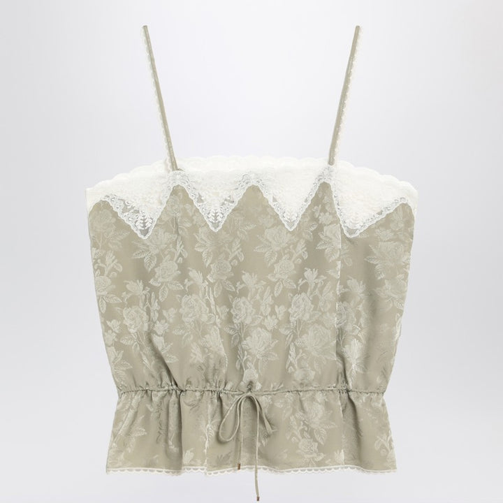Chloé Light silk jacquard top