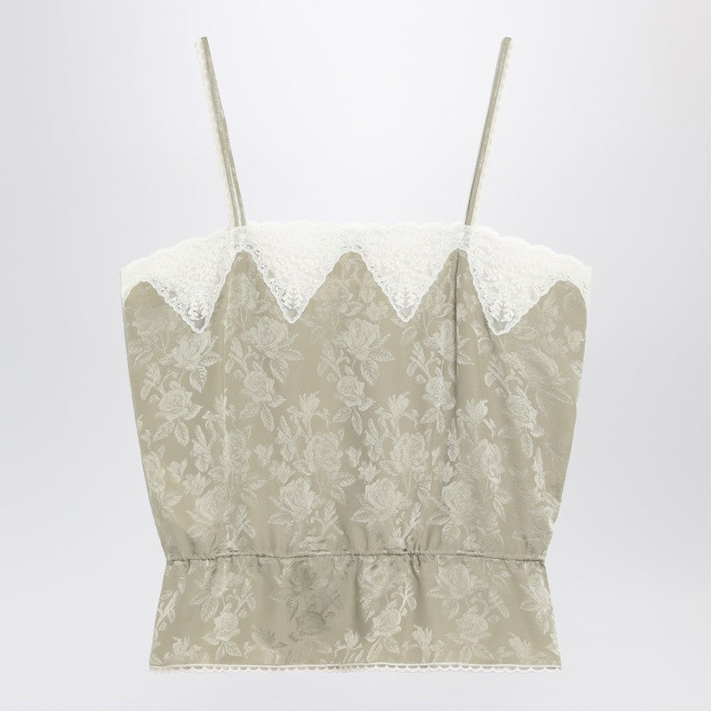 Chloé Light silk jacquard top