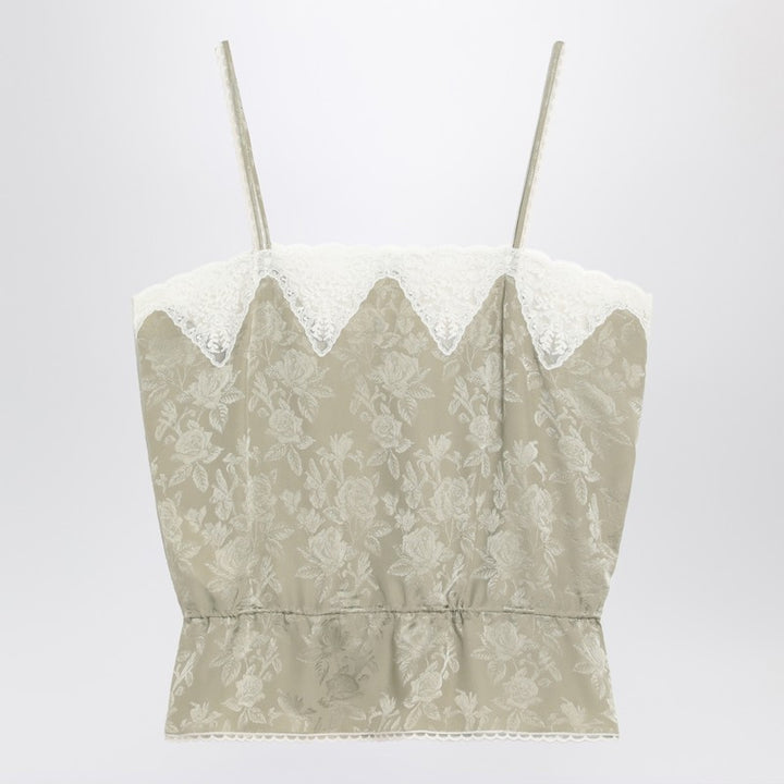 Chloé Light silk jacquard top