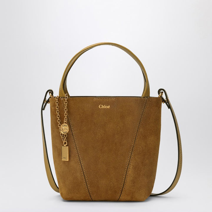 Chloé Small suede Spin tote bag