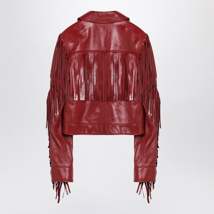 Chloé Fringed leather jacket