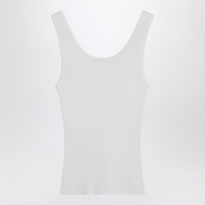 Chloé ribbed tank top with logo