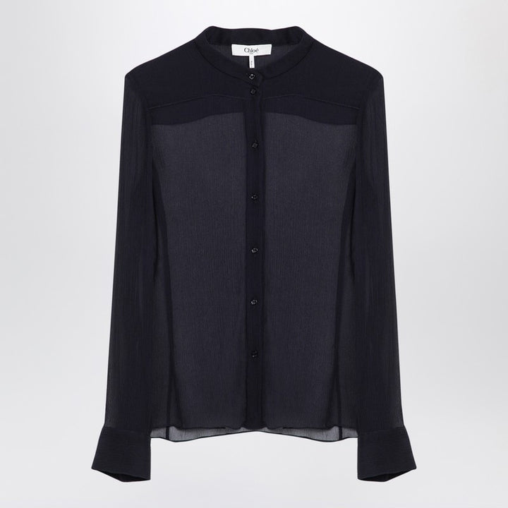 Chloé sheer silk blouse