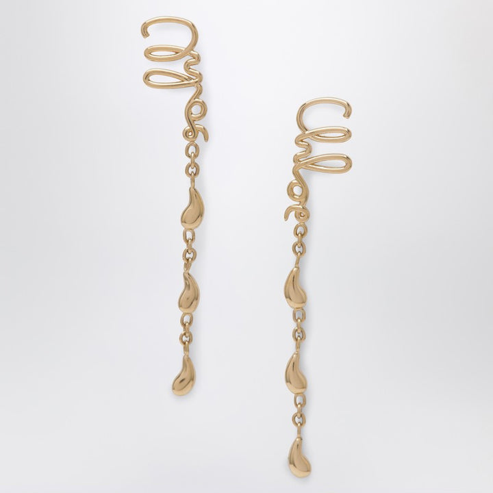 Chloé Iconic gold dangling earrings