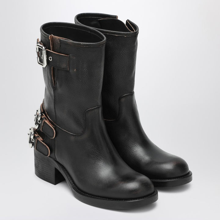 Chloé Dakota biker-style boots