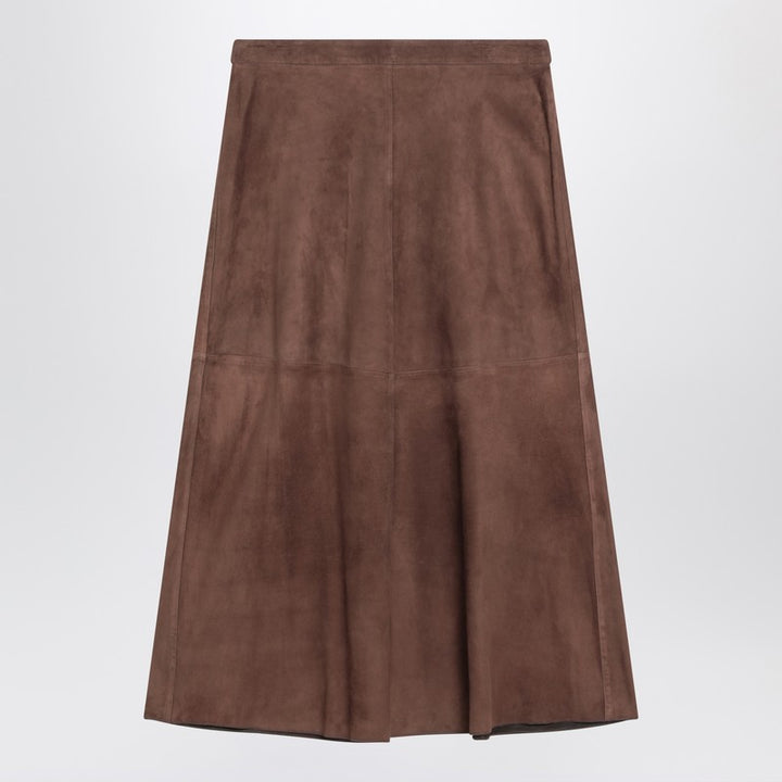 S Max Mara suede skirt