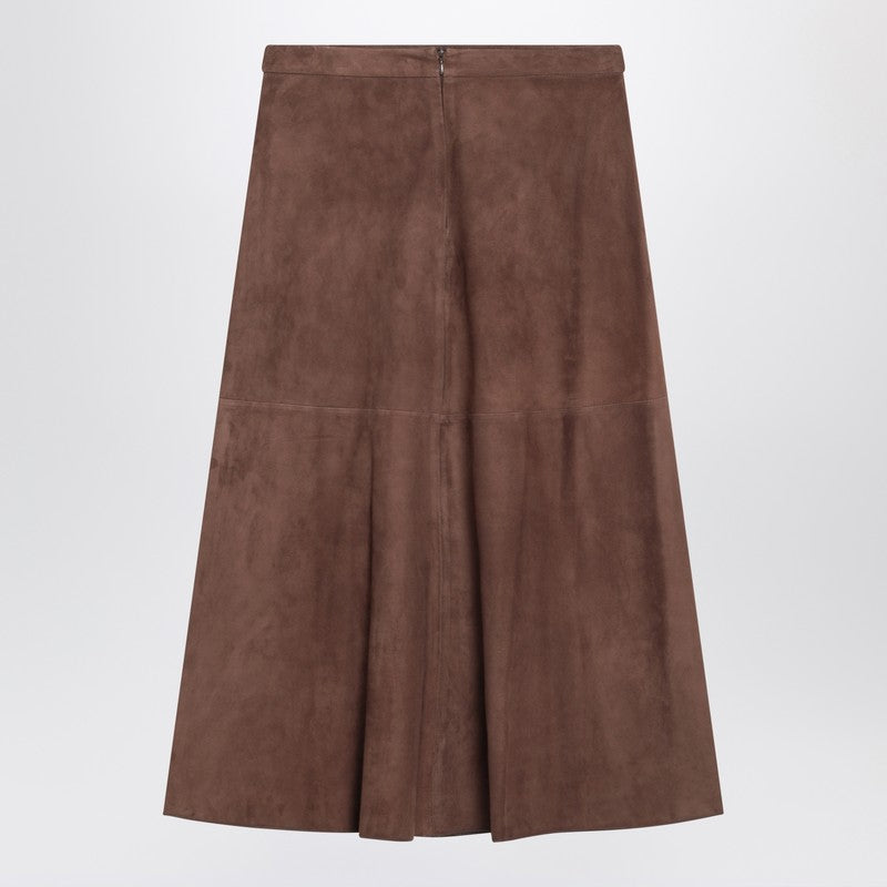 S Max Mara suede skirt