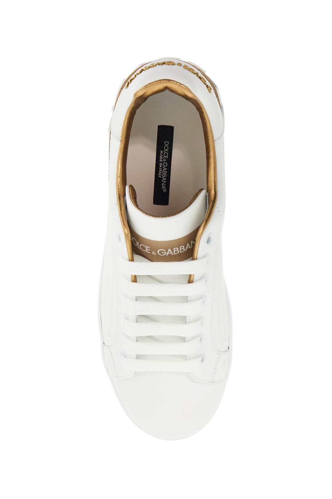 Dolce & Gabbana low-top sneakers with gold details