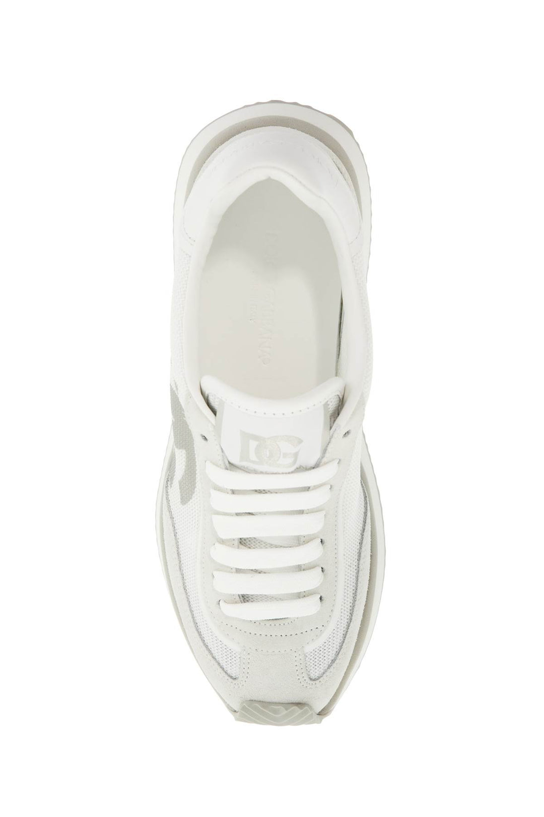 Dolce & Gabbana leather sneakers with dg logo