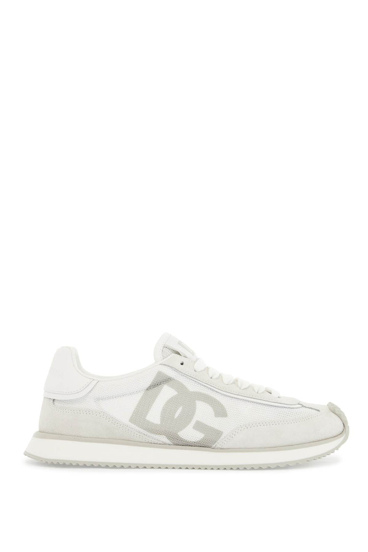 Dolce & Gabbana leather sneakers with dg logo