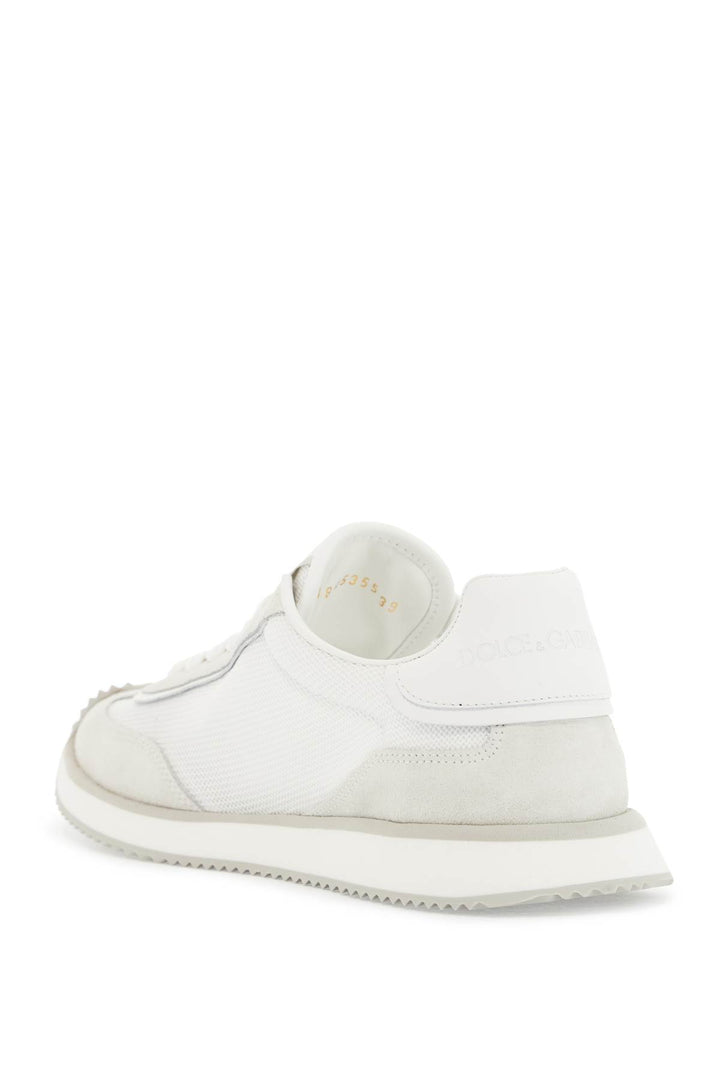 Dolce & Gabbana leather sneakers with dg logo