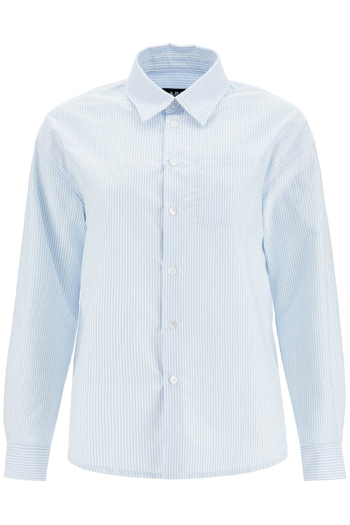 A.P.C. boyfriend shirt with pocket detail