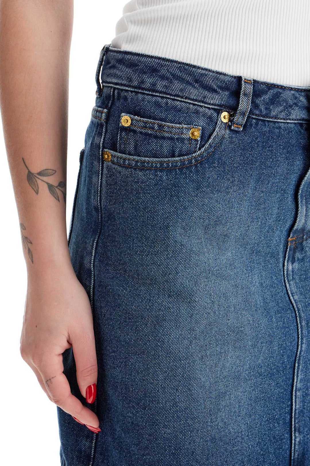 A.P.C. denim mini skirt