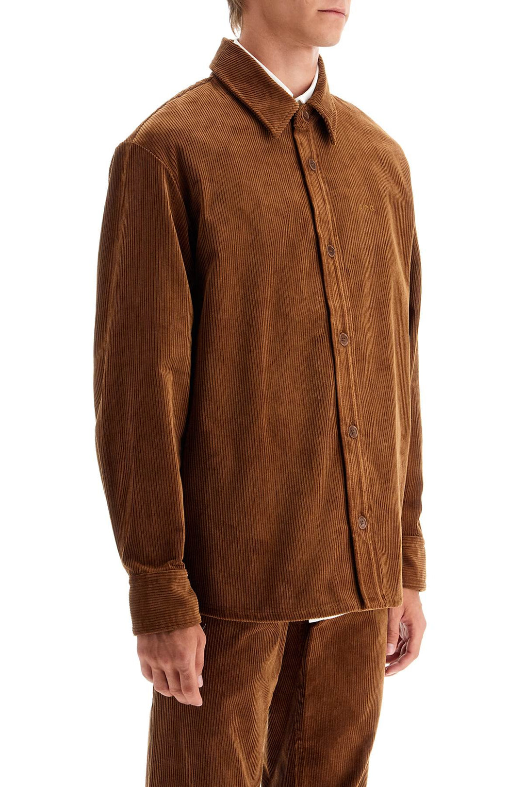 A.P.C. corduroy bobby overshirt