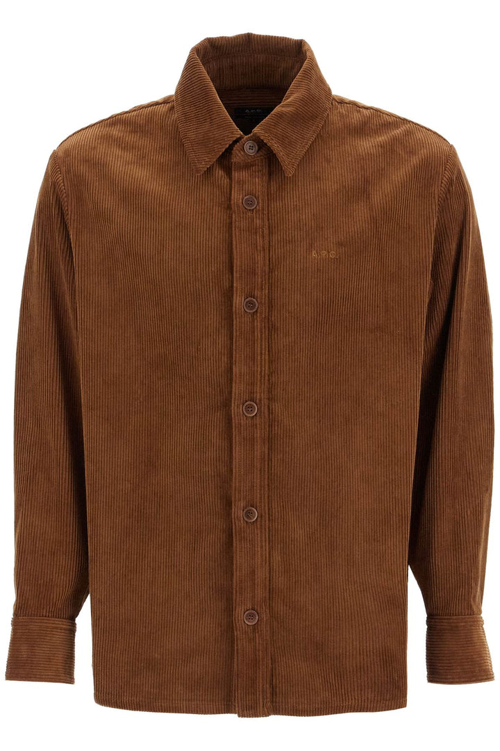 A.P.C. corduroy bobby overshirt