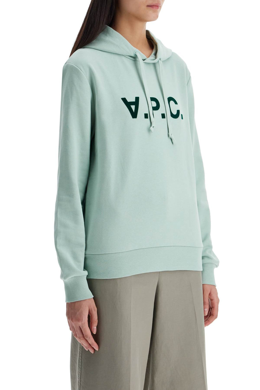 A.P.C. logo hoodie