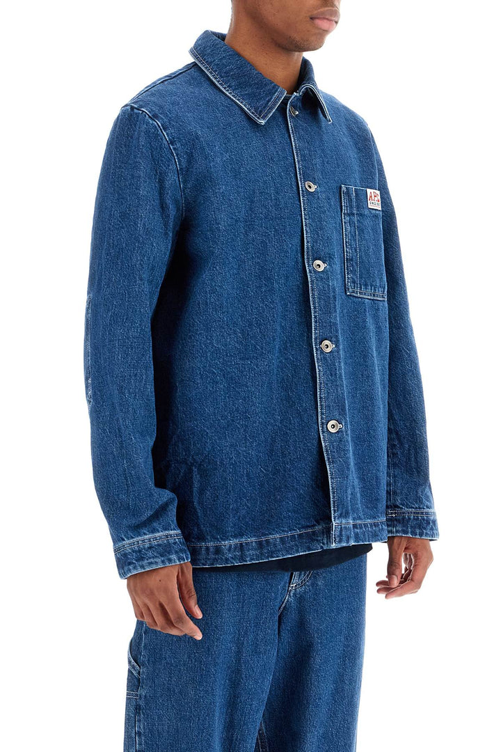 A.P.C. lauren denim overshirt