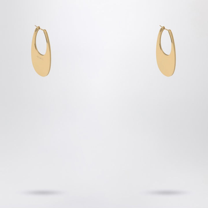 Coperni Large golden Swipe earrings