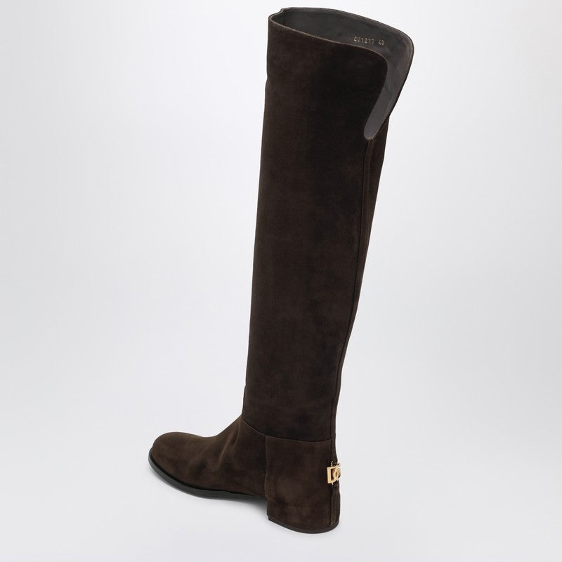 Dolce & Gabbana High suede boots
