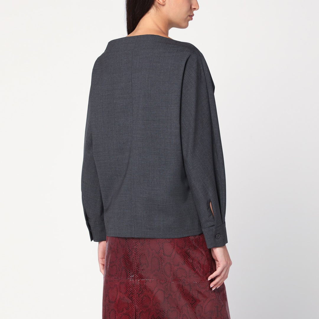 P.A.R.O.S.H. wool blouse-shirt