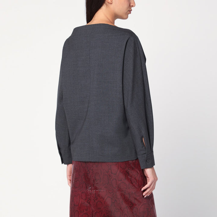P.A.R.O.S.H. wool blouse-shirt