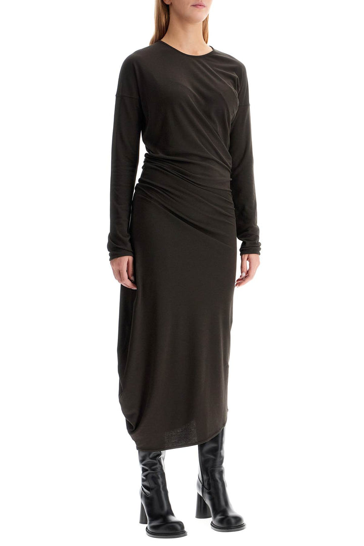 Lemaire long-sleeved twisted dress