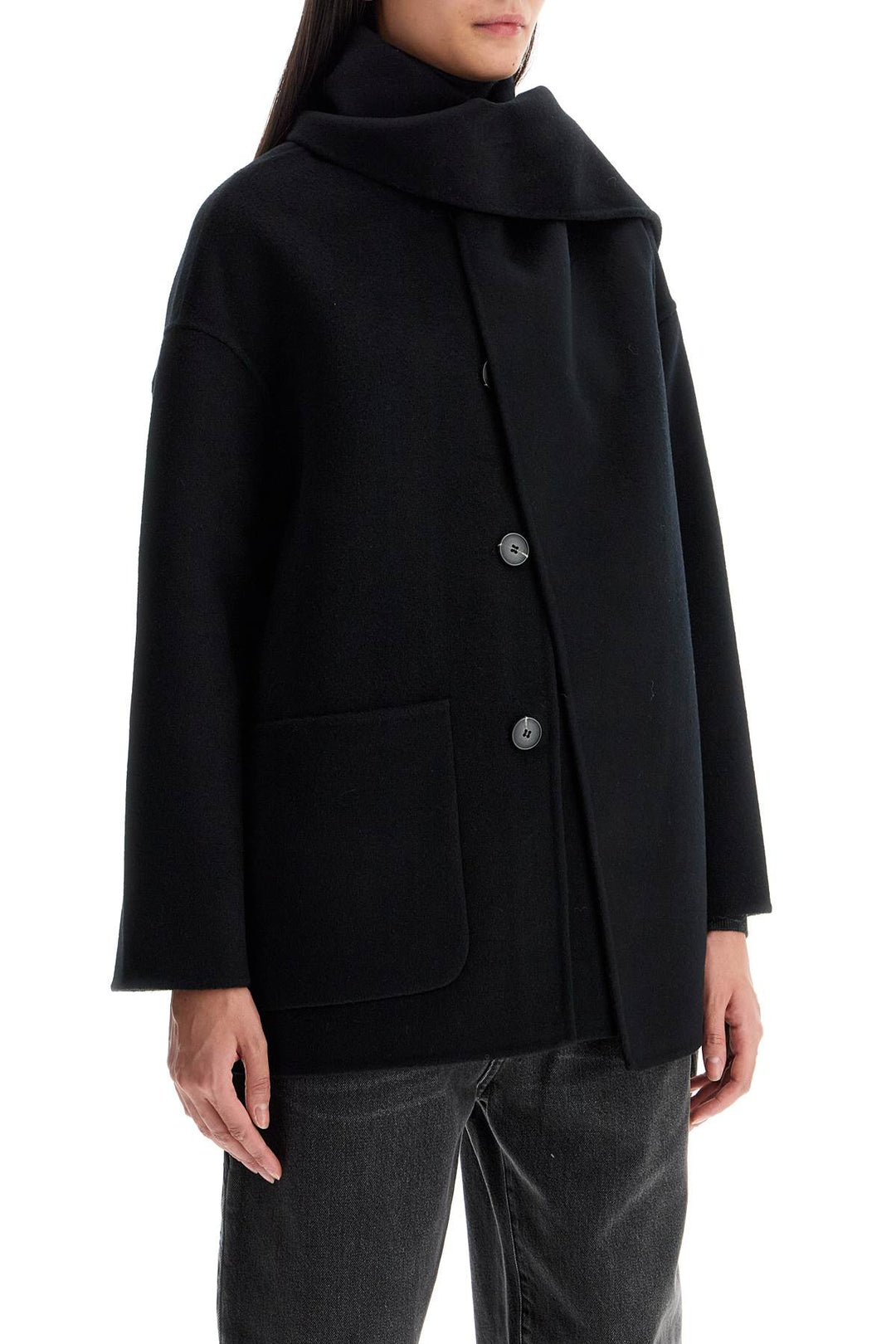 DYNAMIS STUDIO antwerp scarf coat